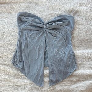 Edikted Light Blue Strapless Top